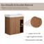 Meuble-lavabo simple avec plateau 20,17 po Kaceyn-1798713485-1798713484