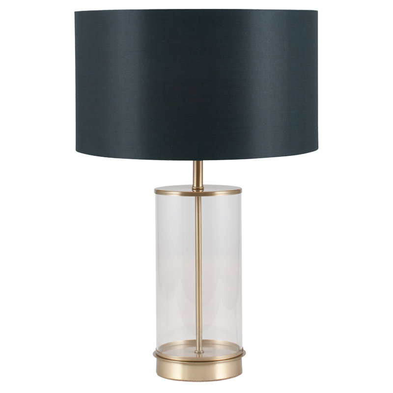 Langton Glass Lamp Base Lamp, Clear/Gold