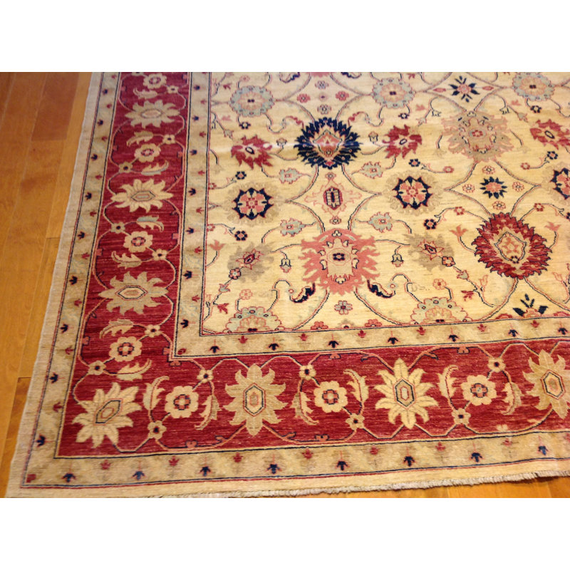 One-of-a-Kind 8'10" X 11'7" New Age Wool Area Rug in