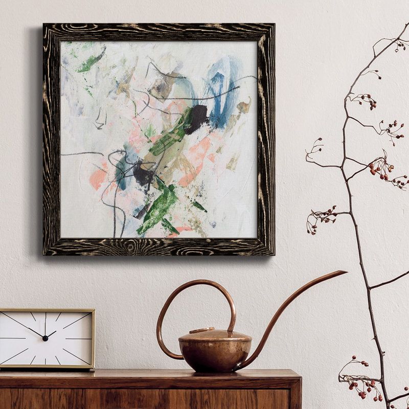 «Approche du printemps II» - Toile encadrée de qualité supérieure - prête à être accrochée, H 31,5 po x l 31,5 po x P 1,5 po