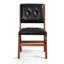 Chaise rembourrée capitonnée en similicuir-907237141