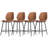 Upholstered Counter Stool With Metal Frame-855703121-856269033