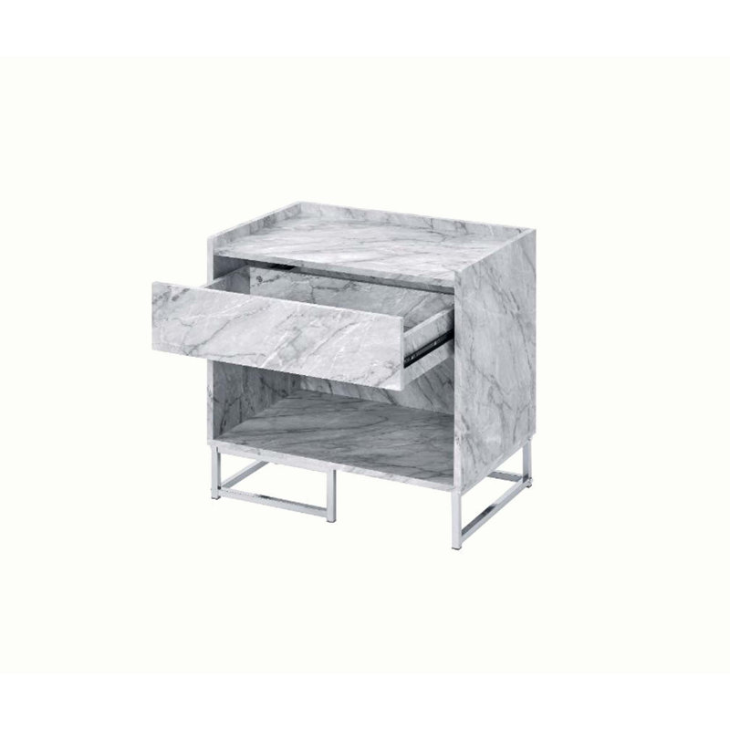 Daylesford 1-Drawer Nightstand in Grey