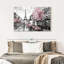 «Pink Paris», reproduction sur toile-1467637093