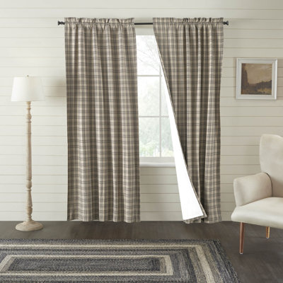  Annie Buffalo Check 100% Cotton Curtain