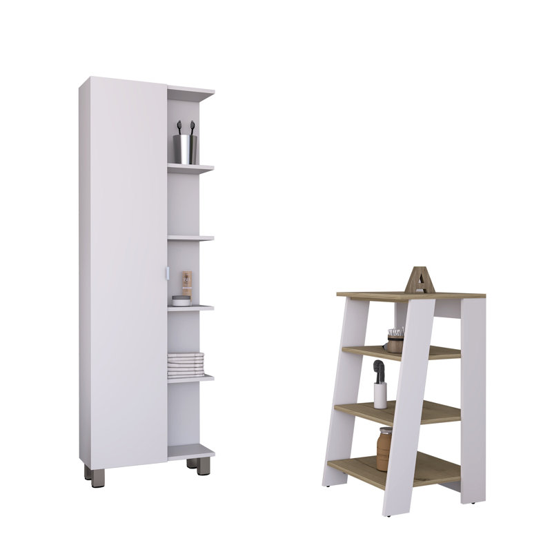 Gernard Freestanding Bathroom Storage Furniture Set