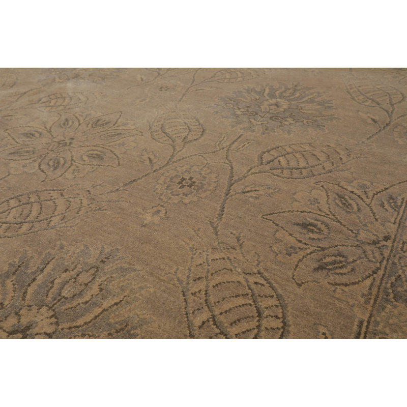 One-of-a-Kind 8'4" x 10'5" Rectangle Wool Area Rug in Beige