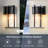 Dusk to Dawn Outdoor Wall Light,10.9'' Crackle Glass Exterior Light with Sensor for House, Garage,Porch.-1840402164