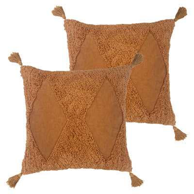 Geometric Square Cushion