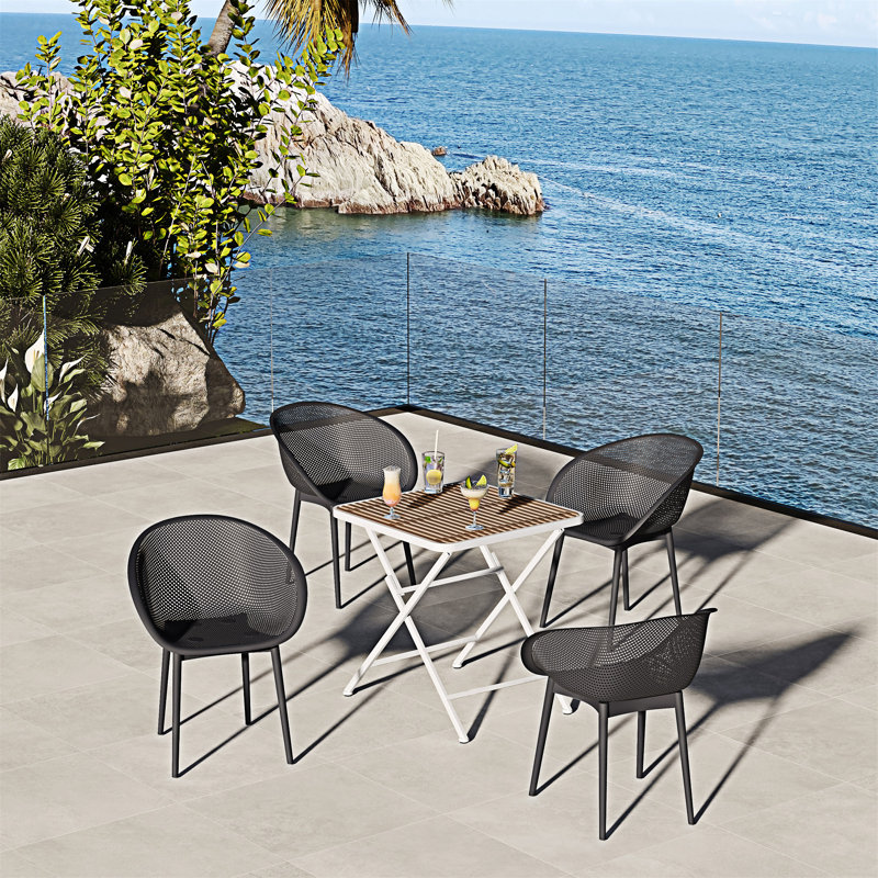 Ensemble de 2 chaises longues Modern, Dark Gray