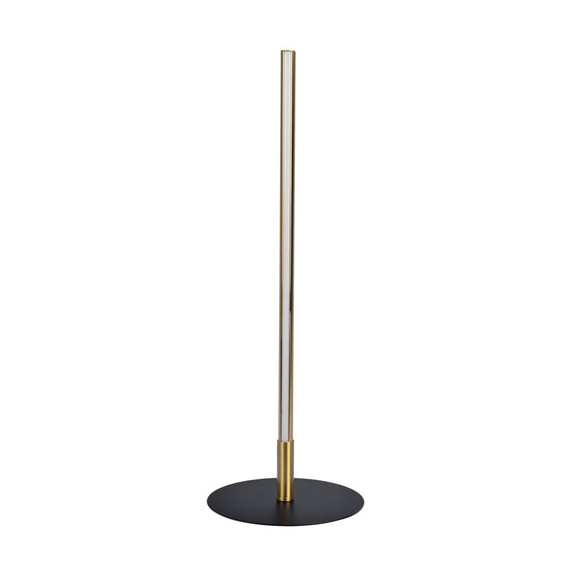 Dimond Black LED Table Lamp with On/Off Switch Round Metal Base