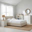 Ainsa 5-Drawer Chest of Drawers, Soft White Paint, Oak-Effect Top