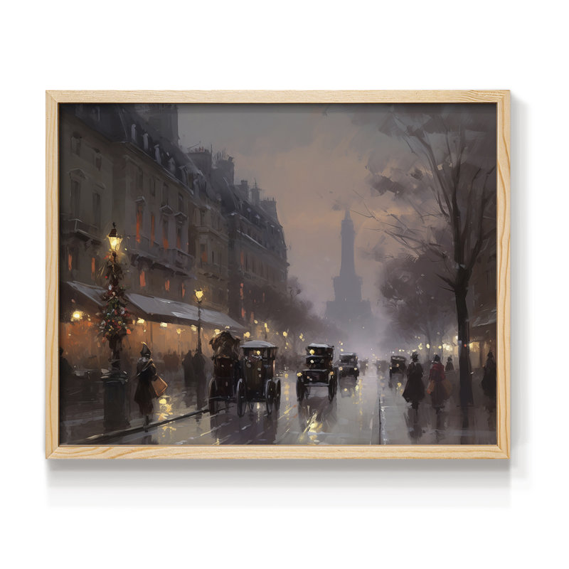 «Chirstmas Art» - CECL XXVII - Reproduction encadrée - Restickable, H 8 po x l 10 po, Naturel