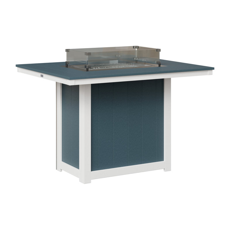 Foyer de table rectangulaire 54 po Berlin Gardens Donoma, H 36 po x l 41,37 po x P 53,87 po