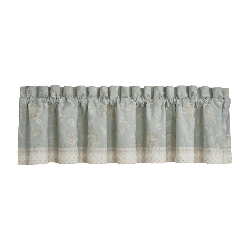 Garden View Window Straight Valance Spa