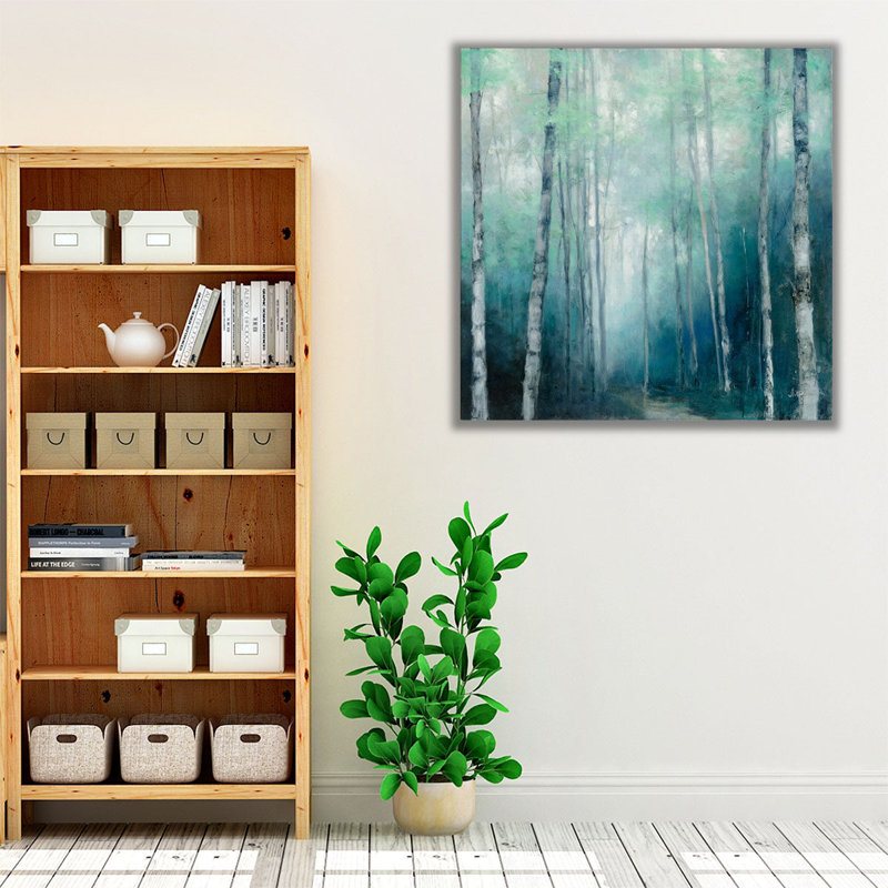 To the Woods - reproduction d'art sur toile, H 12 po x l 12 po