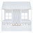 Wood House Bed With Trundle, Wooden Daybed-1155840145