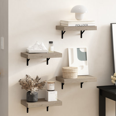 Beyhan 4 Piece Bracket Shelf