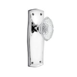 Prairie Plate with Crystal Victorian Knob