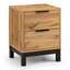 Yonkers 45cm W Manufactured Wood Bedside Table-97701649