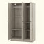 Armoire à 3 portes avec tablettes