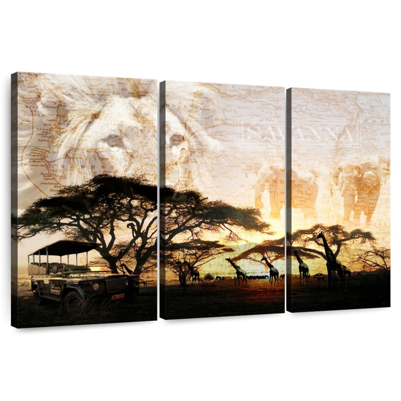 Sebbie Savanna, 28" H x 45" W