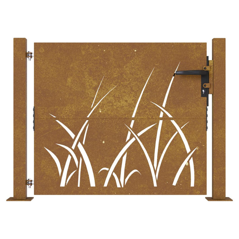 Almaaz Brown Metal Gate, 80cm H x 105cm W