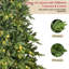 Arbre de Noël épinette pré-éclairé-215575792