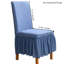 Housse pour chaise de salle à manger en polyester