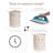 Fabric Laundry Basket with Handles
