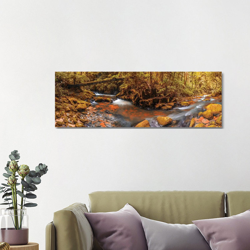 Rusty Train by Glauco Meneghelli - Print on Canvas, 121.92 cm H x 40.64 cm W x 1.91 cm D, Wrapped Canvas