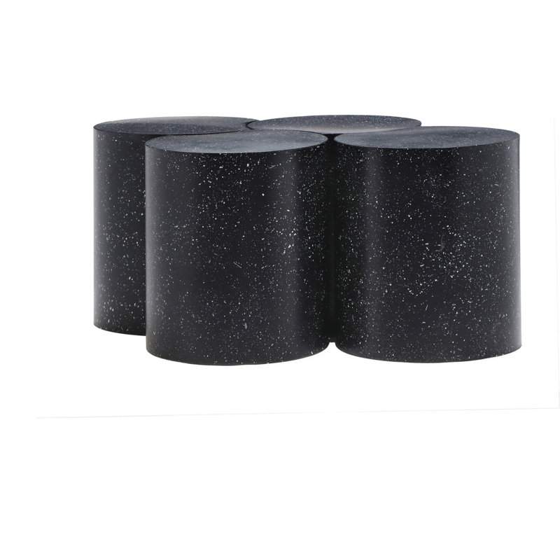 Ensemble de 4 tables de groupage Hylie, Noir, H 16 po x L 39 po x l 28 po