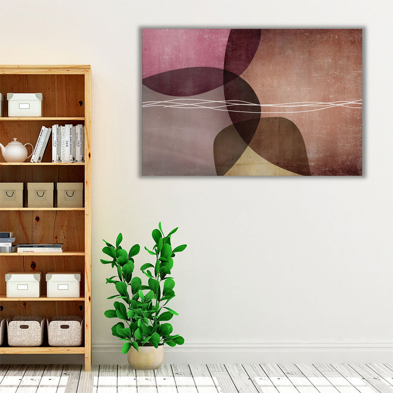 Organic Shapes 1 - reproduction d'art sur toile, H 20 po x l 30 po