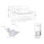 Causeuse inclinable en cuir Global Air