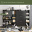 Armoire à chaussures moderne avec 3 tiroirs rabattables, armoire de rangement pour chaussures moderne