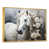 Cadre flottant doré