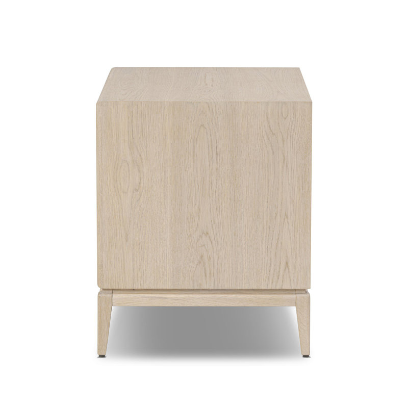 ROSENELL 3 - Drawer Nightstand, White