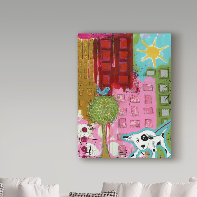 Art sur toile Huso «City Life», H 24 po x l 18 po x P 2 po
