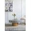 Table basse tambour unique avec incrustations uniques en forme de Capiz-1416242509
