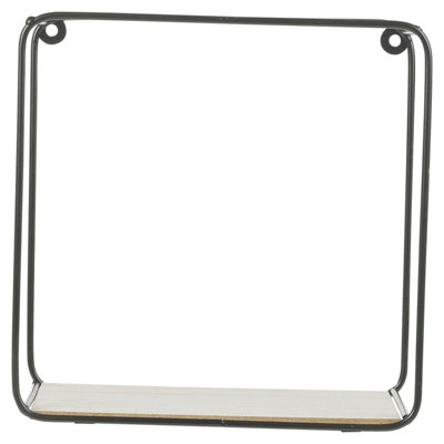 2 Piece Square Metal Floating Shelf