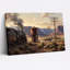«Vintage Steam train in Desert Canyon», art mural sur toile-133055306