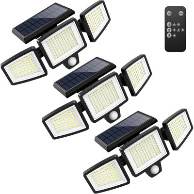 270° Wide Angle Flood Wall Lights with 3 Modes(3 Packs)