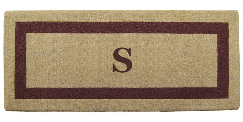 Non-Slip Outdoor Doormat, Yes, Brown
