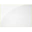 Table basse rectangulaire blanche brillante avec base en métal chromé et tiroirs de rangement
