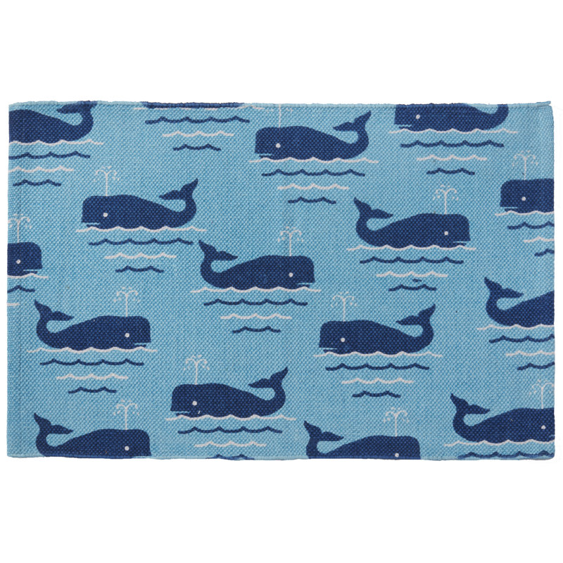 Tapis d'intérieur baleines 