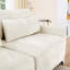 Canapé 3 places, 3 repose-pieds mobiles, équipé d'un coussin lombaire, tissu en chenille, base en bois de haute qualité, conception ergonomique, éponge à haute résilience-27467219