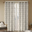 Brooklyn Geometric Sheer Grommet Single Curtain Panel-26601847-26601851