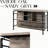 Antique Oak & Sandy Gray Counter Height Table, 38 In. Package Width 35Mm Thick Shelf
