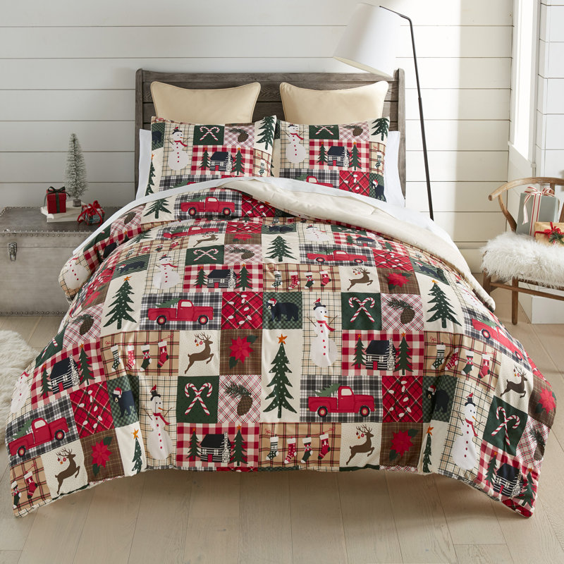 Ensemble d'édredon Holiday Dream par Your Lifestyle, Édredon grand + 2 taies d'oreiller standard