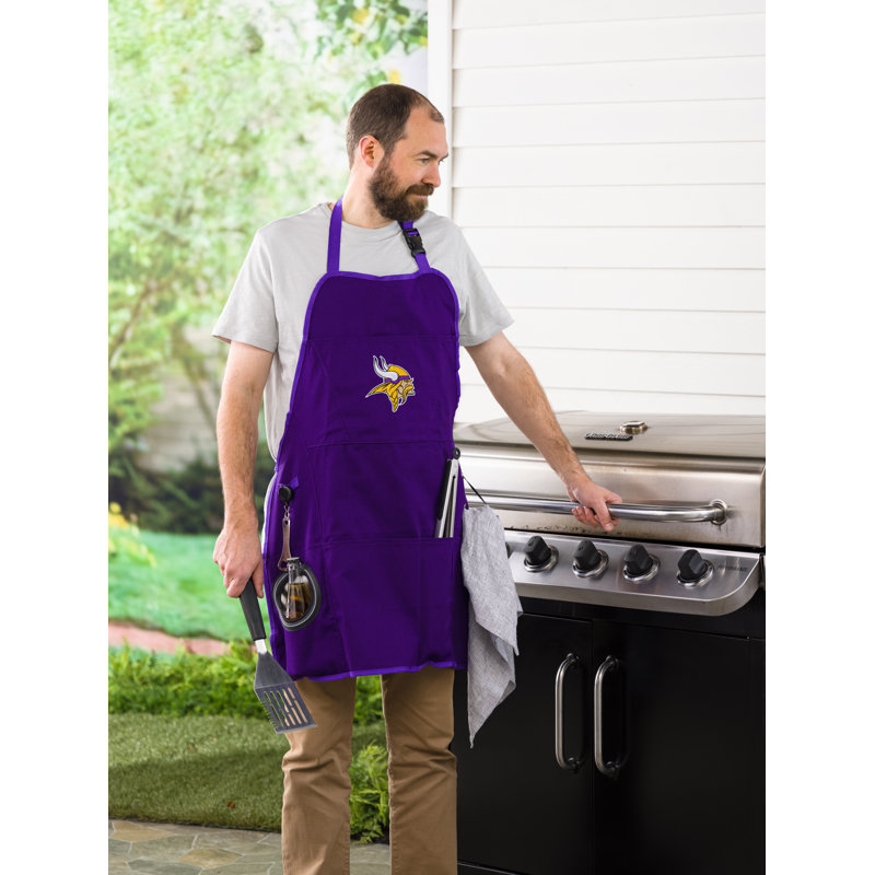Tablier NFL avec ouvre-bouteille et crochet à serviette NFL, Vikings du Minnesota